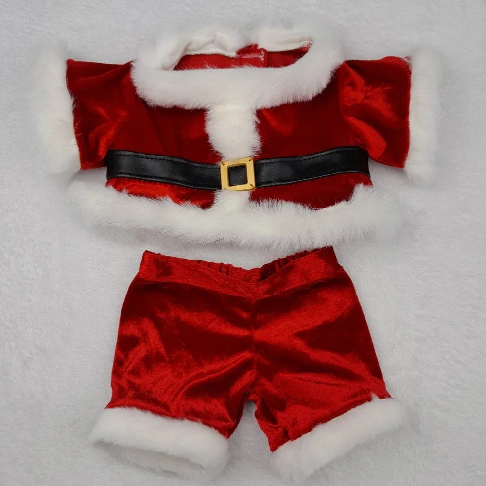 Build A Bear Workshop Santa Claus Outfit Suit Clothes Christmas Costume BABW